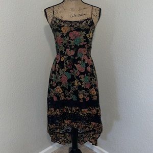 American Rag black floral dress sz. M